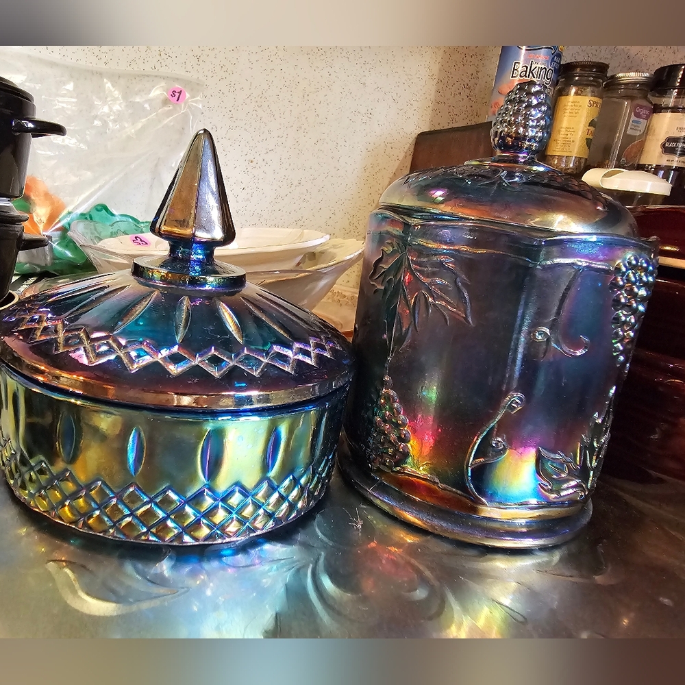 Vintage glass Indiana Glass dishes